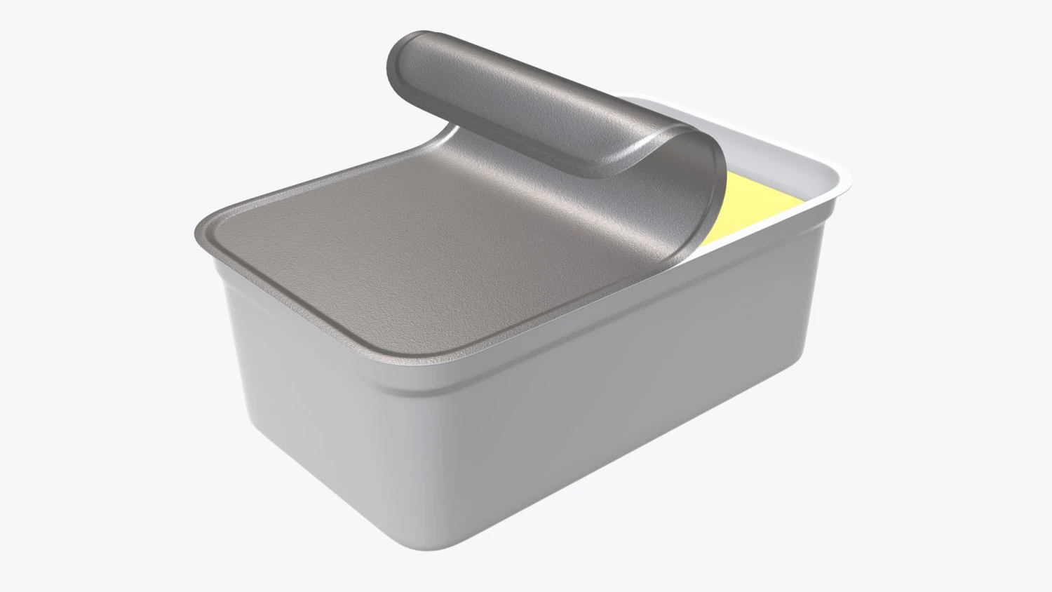 margarine rectangular package 03 3D Model .c4d .max .obj .3ds .fbx .stl .blend 