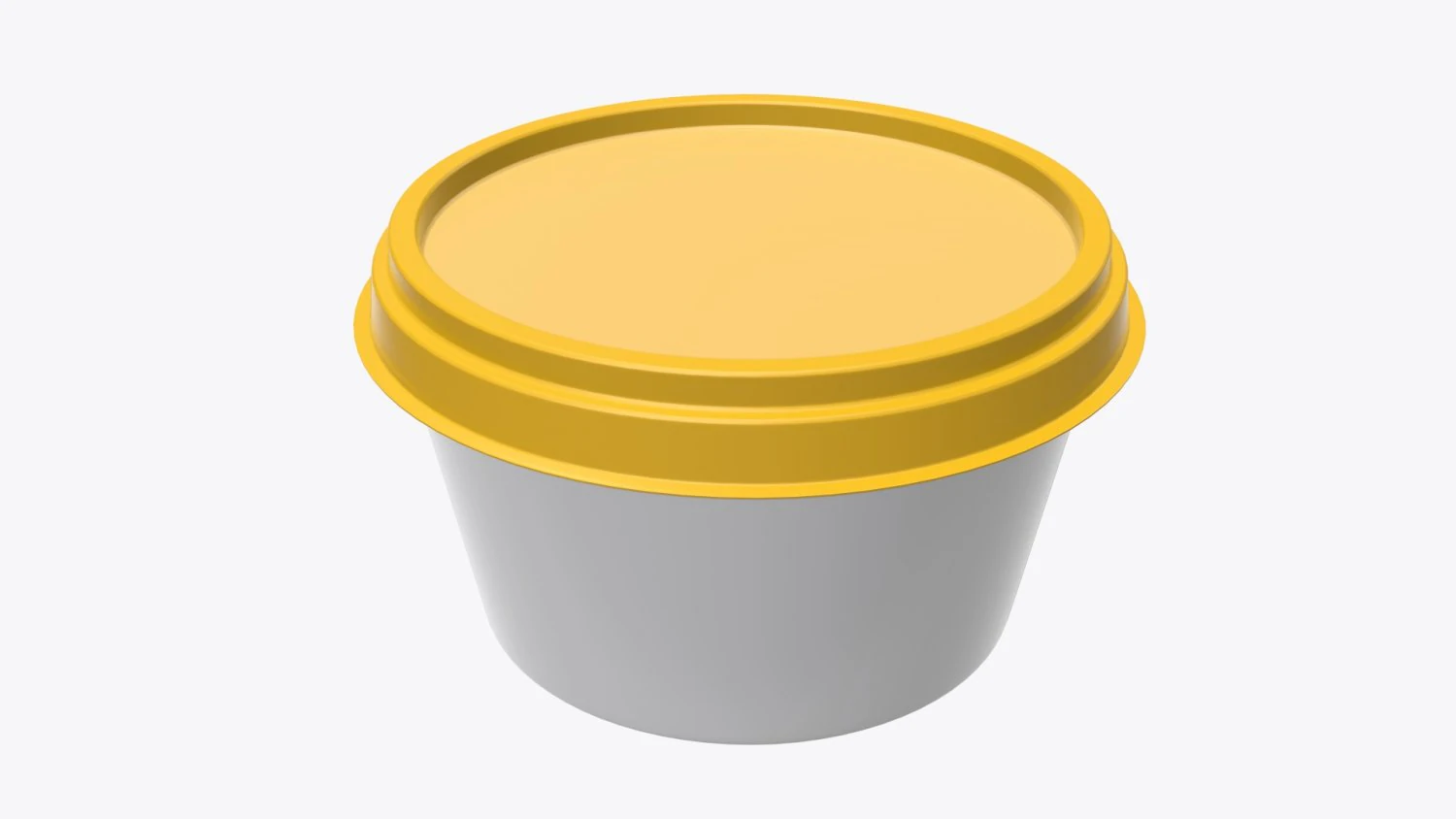 margarine round package 3D Model .c4d .max .obj .3ds .fbx .stl .blend 