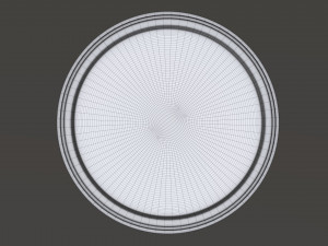 margarine round package 3D-Modell