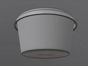 margarine round package 3D Model