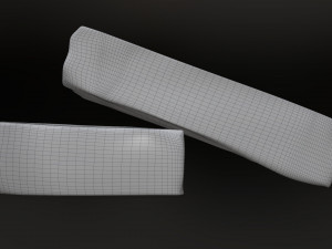 butter slices on ground 3Dモデル