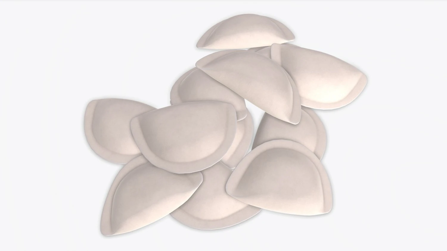 dumplings 01 3D Model .c4d .max .obj .3ds .fbx .stl .blend 
