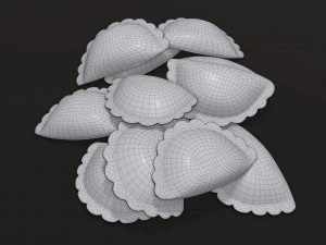 餃子02 3Dモデル