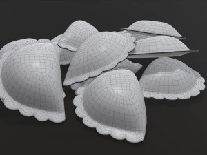 餃子02 3Dモデル