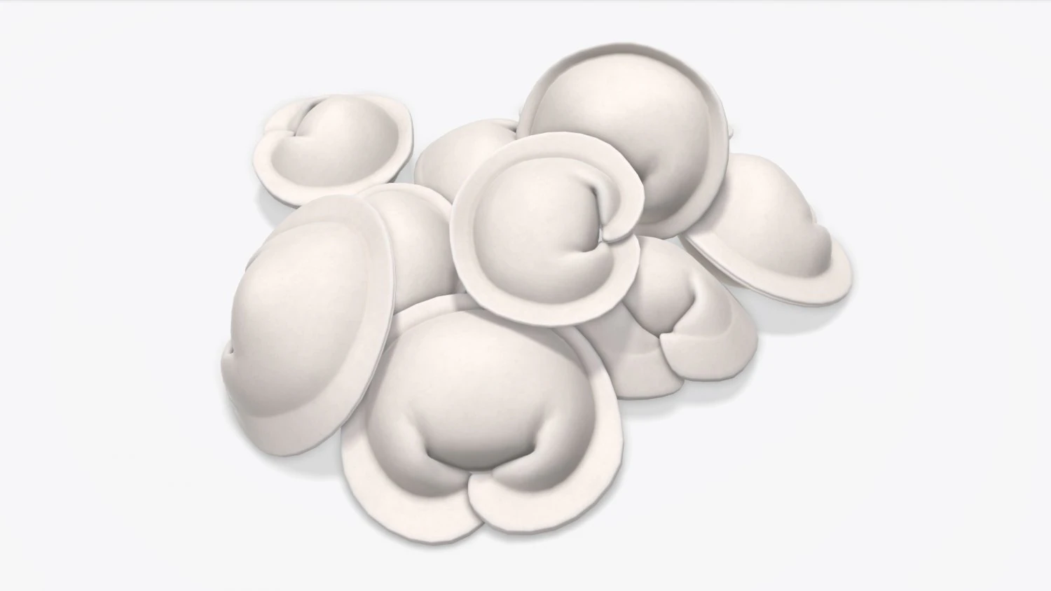 dumplings 03 3D Model .c4d .max .obj .3ds .fbx .stl .blend 