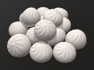 dumplings khinkali 02 Modelo 3D