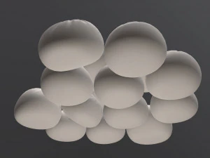 dumplings khinkali 02 3D Model