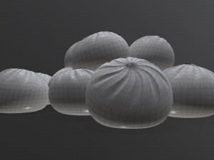 dumplings khinkali 02 Modelo 3D