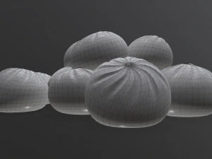 dumplings khinkali 02 3D Model