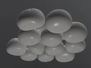 dumplings khinkali 02 3D Model