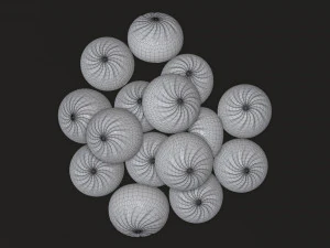 dumplings khinkali 02 3D Model