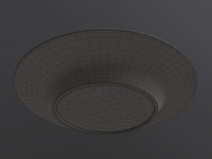 dumplings on white plate 3D-Modell