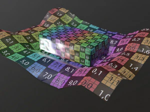 butter with paper on ground 3D Model