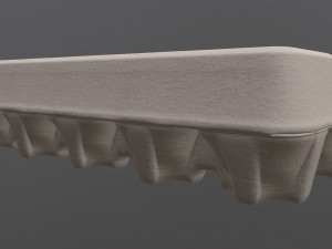 egg cardboard package for 10 eggs Modelo 3D