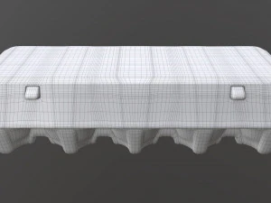 egg cardboard package for 10 eggs 3D Model