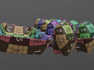 egg cardboard package for 10 eggs opened 3D Model