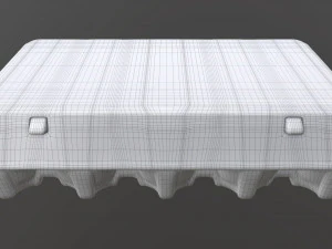 egg cardboard package for 15 eggs 3D Model
