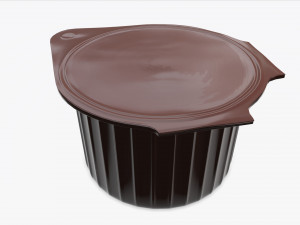 coffee creme jar unopened mock-up Modello 3D