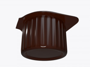 coffee creme jar unopened mock-up Modello 3D