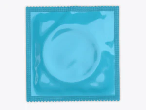 condom in a blue package 3D Model