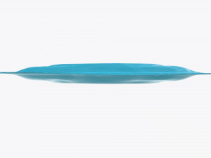 condom in a blue package 3D Model