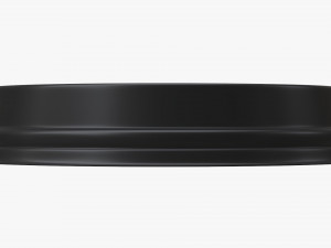 plastic black coffee cup lid 3D Modell