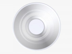 white plastic cup tableware 3D Model