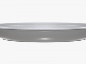 disposable plastic plate tableware 3D Model