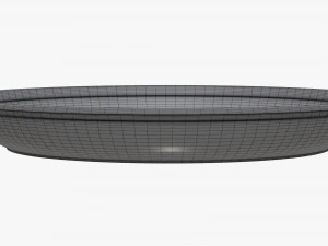 disposable plastic plate tableware 3D Model