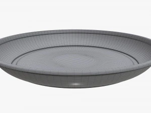 disposable plastic plate tableware 3D Model