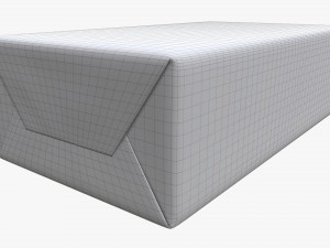 butter in a foil package mock-up Modelo 3D
