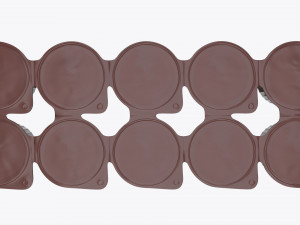 ten coffee creme jars sealed mock-up 3D Модель