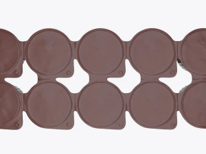 ten coffee creme jars sealed mock-up 3D Model