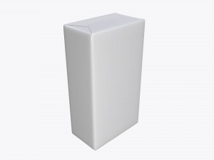 coffee vacuum package box mock-up Modelo 3D