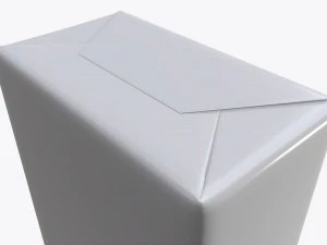 coffee vacuum package box mock-up 3D Model