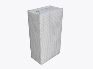 coffee vacuum package box mock-up 3D Model
