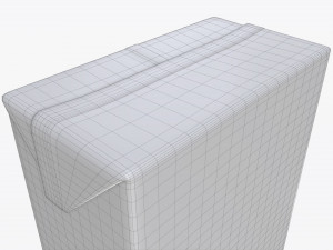 juice paper package box brick 1000 ml 3D Model
