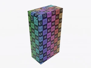 juice paper package box brick 1000 ml 3D Model