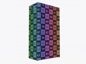 juice paper package box brick 1000 ml 3D Model
