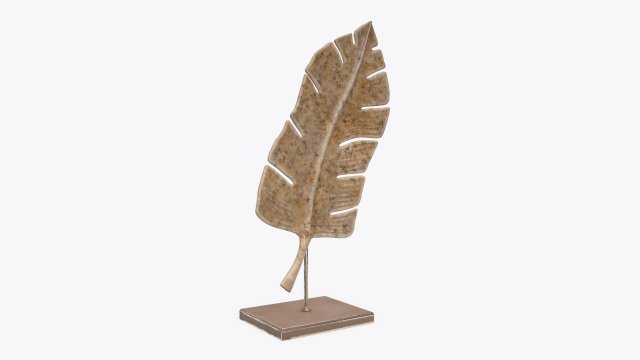 sculptured leaf 02 Modèle 3D .c4d .max .obj .3ds .fbx .stl .blend 