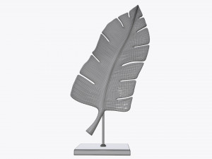 sculptured leaf 02 Modèle 3D