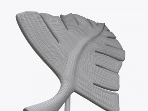 sculptured leaf 02 Modèle 3D