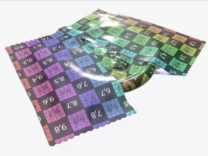 paket terbuka dengan kondom Model 3D