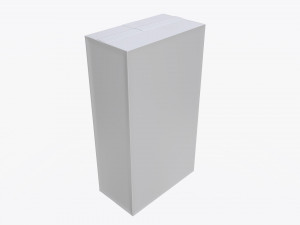 plastic coffee bag packet 01 mock-up Modelo 3D