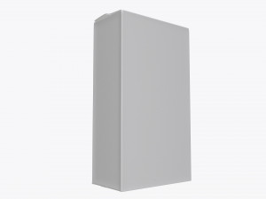 plastic coffee bag packet 02 mock-up Model 3D