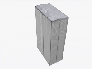 plastic coffee bag packet 02 mock-up Model 3D