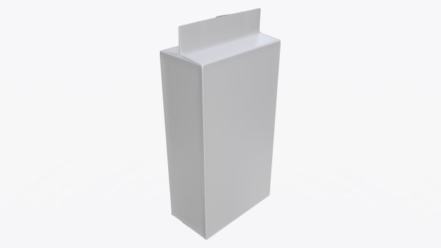plastic coffee bag packet 03 mock-up 3D Model .c4d .max .obj .3ds .fbx .stl .blend 