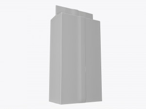 plastic coffee bag packet 03 mock-up 3D Model