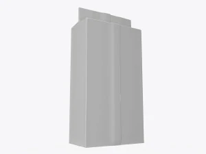 plastic coffee bag packet 03 mock-up 3D Model