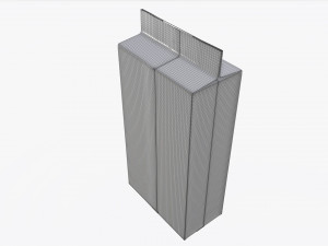plastic coffee bag packet 03 mock-up 3D Model